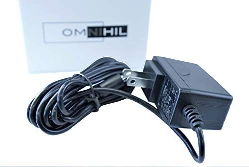 Omnihil [UL רשום] 8 רגל AC/DC מתאם כוח תואם למאוורר O2-Cool 10 מאוורר מופעל על ידי סוללה מקורה/חיצונית 1053